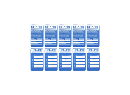 Access Card, Aerial Operator, Blue