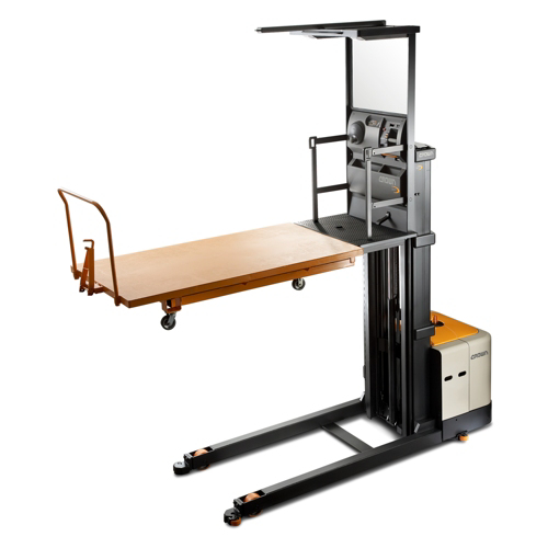 SP 3580F, 4-Wheel Platform and Cart - Order Picker