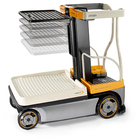 WAV60-118 Work Assist Vehicle, Man Up Order Picker With Manual Load Tray